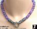 Amethyst Beads Marcasite Clasp: Amethyst Marcasite Necklace