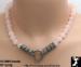 Rose Quartz Beads Marcasite Clasp: Rose Quartz Necklace