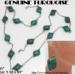 Turquoise Necklace Set: Turquoise Long Chain Necklace Set