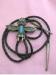 Men's Pewter Style & Faux Turquoise Bird Man NA Bolo Tie