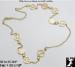 Peace Sign Necklace Set: Long Chain Peace Sign Necklace Set
