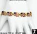 Flag Bracelet: Patriotic American Flag Bracelet Gold Tone