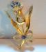 Large Vintage Ornate Rhinestone Flower Brooch