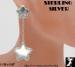 Alhambra Inspired Sterling Silver Mother Pearl Star Earrings