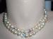 Marvella - Beautiful AB and Pearl Necklace, Earrings Set