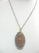 Old Vintage Pendant/Necklace Serpent-Faux Amber Czecho