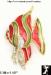 Fish Pin: Rhinestone Goldfish Pin Brooch Stained Glass Look