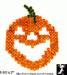 Halloween Jack O'Lantern Pumpkin Pin: Rhinestone Pumpkin Pin