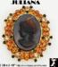Juliana Cameo Brooch Pin: Vintage Juliana Rhinestone Cameo