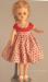 Ideal -- Little Miss Revlon Doll Red & White Dress