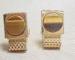 Goldtone and Tiger Eye Cufflinks