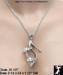 High Heel Shoe Rhinestone Fashion Sandal Pendant Necklace ST