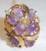 Sterling Vermeil Amethyst Ring