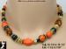 Halloween Necklace Set: Halloween Beads Necklace Earrings