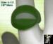 Jewelry-Bakelite-LIFESAVER GREEN BAKELITE DOME RING 5-1/2