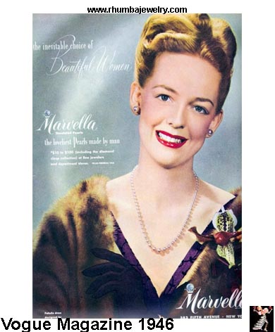 Marvella Pearls Vintage Marvella Pearls 3 Strand Necklace 