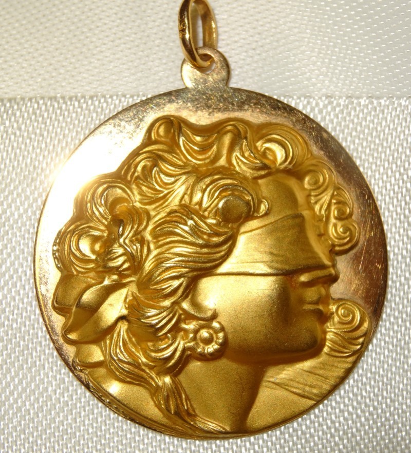 Lady justice pendant store