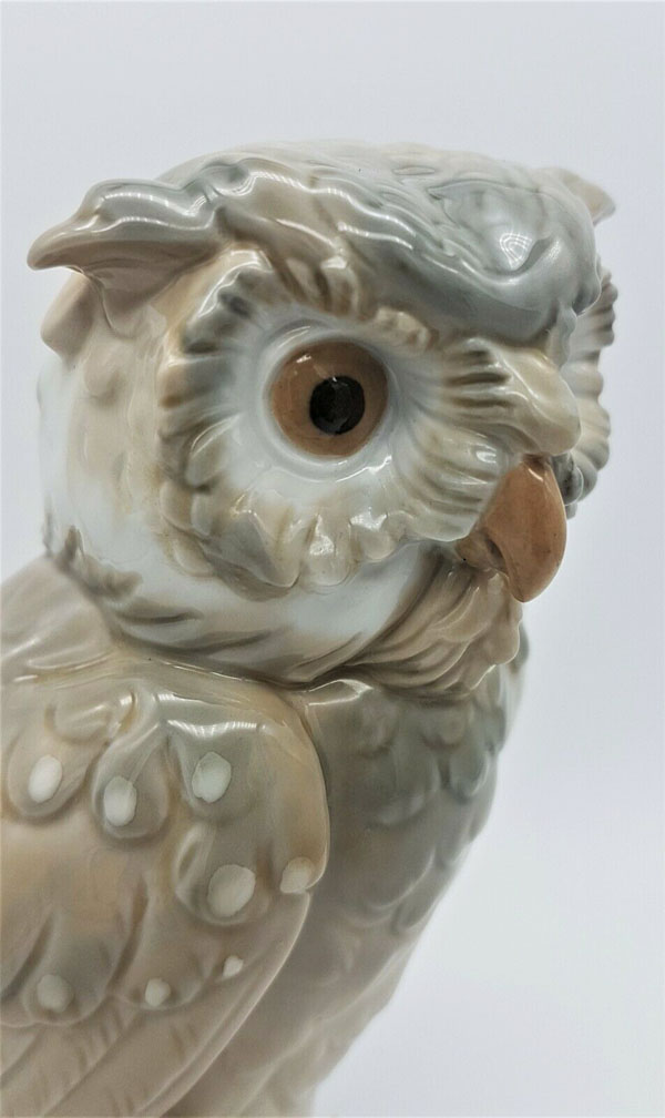 Lladro Nao Eagle Owl Figurine 712 MIB - Antique